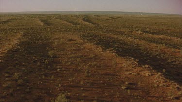 desert landscape fly over