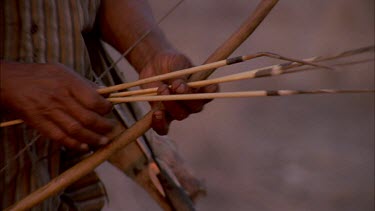 bushman tracking putting arrows back in quiver including broken one