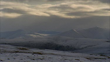 barren icy plain