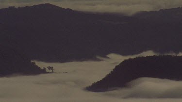 Mist over mountains