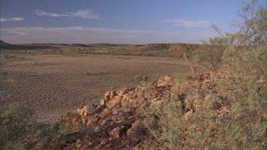 Dry, hilly landscape