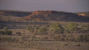 Dry, hilly landscape