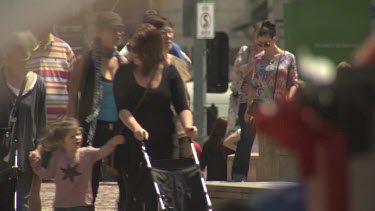 City life of Melbourne Federation Square
