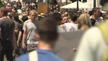 City life of Melbourne Federation Square