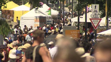 City life of Melbourne Federation Square