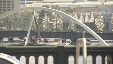 City life of Melbourne Federation Square