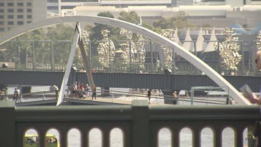 City life of Melbourne Federation Square