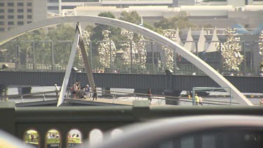 City life of Melbourne Federation Square