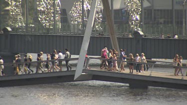 City life of Melbourne Federation Square