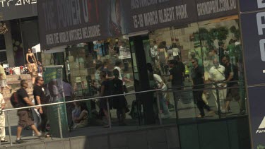 City life of Melbourne Federation Square