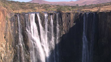 MWS waterfall canyon gorge cascade Africa south Africa over rocks spray moisture fresh