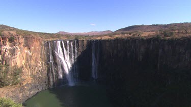 WS waterfall Africa south Africa sky landscape waterhole river gorge ravine
