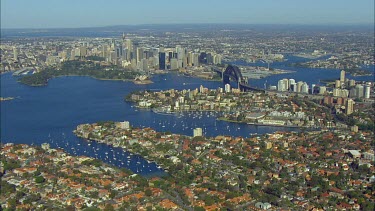 Sydney Harbour. Harbour Bridge, Opera House, ferries Botanical Gardens. Circulr Quay. The Rocks. North Shore and North Sydney