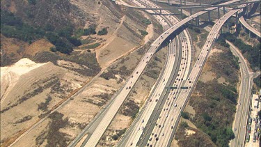 Spgahetti Junctions, highways, Southern California.