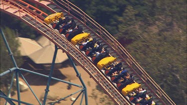 Rollercoaster, amusement park, Southern California.