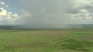 Rain over the Top End. Wet Season in Northern Territory. The Wet.