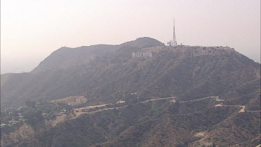 Hollywood. The Hollywood sign, Hollywood Hills. Los Angeles.
