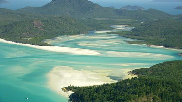 Great Barrier Reef. Beaches, Islands. Whitsunday Islands.