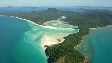 Great Barrier Reef. Beaches, Islands. Whitsunday Islands.