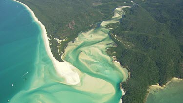 Great Barrier Reef. Estuary?  Beaches, Islands. Whitsunday Islands.