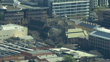 Adelaide church and spire