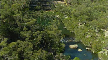 Cataract river, waterfalls and rapids.