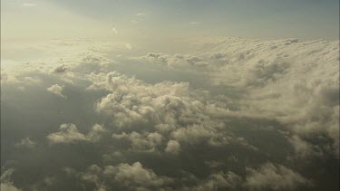 Thick white clouds Part of rolling cloud Morning Glory phenomenon