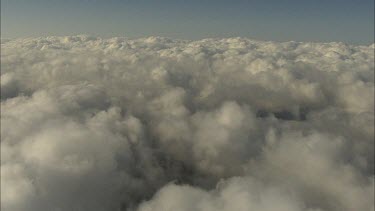 Thick white clouds Part of rolling cloud Morning Glory phenomenon