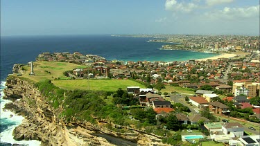 Aerial Bondi Beach, Sydney