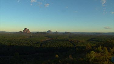 Mt Coonowrin from Wild Horse Mountain early morning z.in