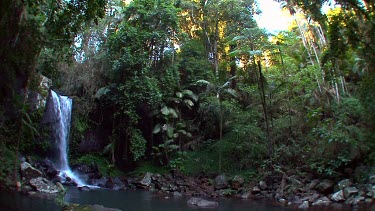 Curtis Falls from lookout fisheye 1