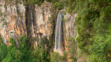 Purling Brook Falls front view wide