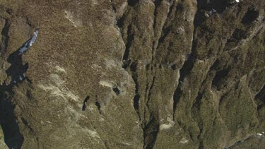 Aerial of Mount Everest - in the lower zone