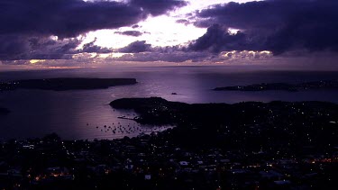 Aerial - Sydney -Harbour Side- Manly Ferry