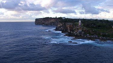 Aerial - Sydney - Sydney Coastline- View of Watson Bay