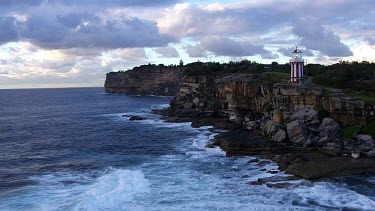 Aerial - Sydney - Sydney Coastline- View of Watson Bay