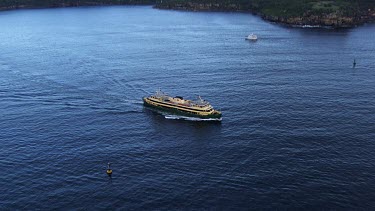 Aerial - Sydney - Port Jackson - Manly Ferry