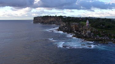 Aerial - Sydney - Sydney Coastline- View of Watson Bay