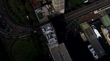 Aerial - Sydney - Circular Quay to Sydney City