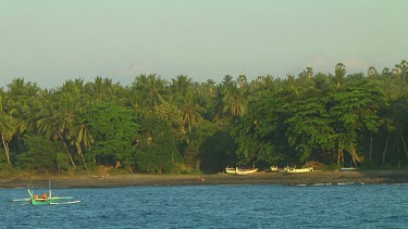 Indonesian fishing boat in Bali, Indonesia