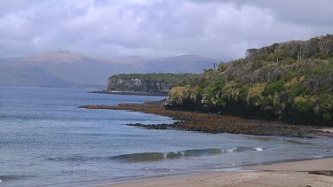 Wind and mist on Campbell Island (NZ)