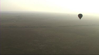 Aerial view of Serengeti National Park