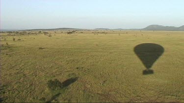 Aerial view of Serengeti National Park