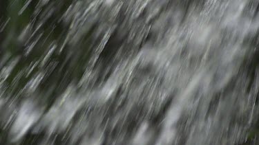 Waterfall near Ribeauville, Alsace in the East of France, Slow Motion