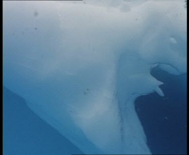 Underwater iceberg