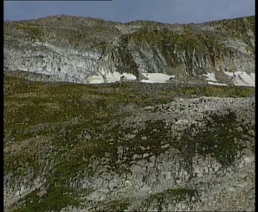 Rugged rocky landscape.