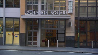 Exterior shot WS Australian Securities Exchange Stock Exchange ASX.  Exchange Square.