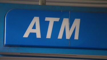 Bank automatic teller machine. ATM
