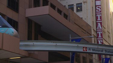Sydney elevated monorail train