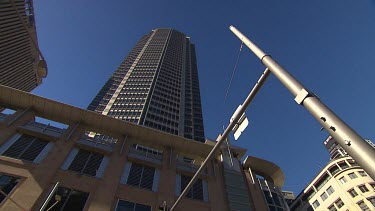 World Tower. Extreme Low angle. Sydney Skyscraper